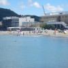 今日(2015.8.5)の森戸海岸海水浴場