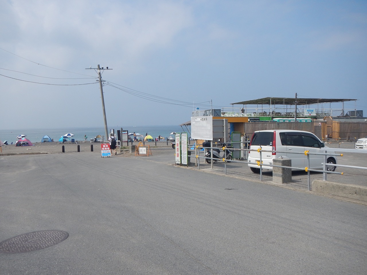 和田長浜海岸 海水浴場の駐車場について 三浦半島ビーチマップ